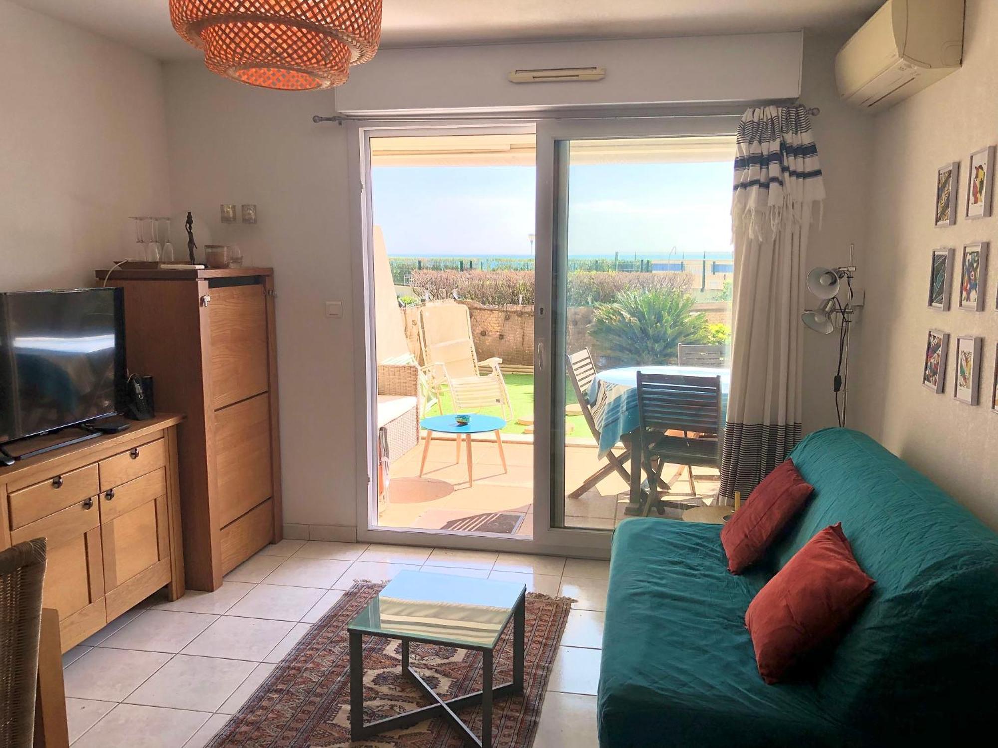Le Jardin De La Plage - T2 - Terrasse Jardin 30M2 - Piscine - Clim- Wifi -Parking Canet-en-Roussillon Dış mekan fotoğraf